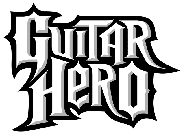 Logotyp för GH - Guitar Hero